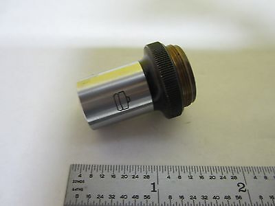 MICROSCOPE PART OBJECTIVE OL120 OPTICS #N8-86