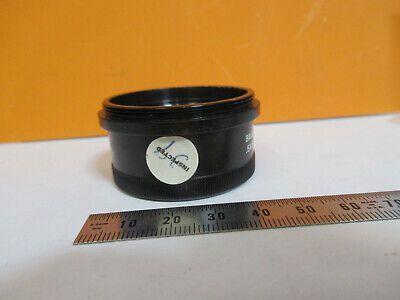 BAUSCH LOMB STEREO OBJECTIVE 0.5X 44mm DIA MICROSCOPE PART AS PICTURED #P3-A-10