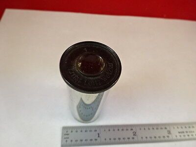 MICROSCOPE PART VINTAGE ERNST LEITZ GERMANY EYEPIECE 1 OPTICS AS IS #G9-C-03