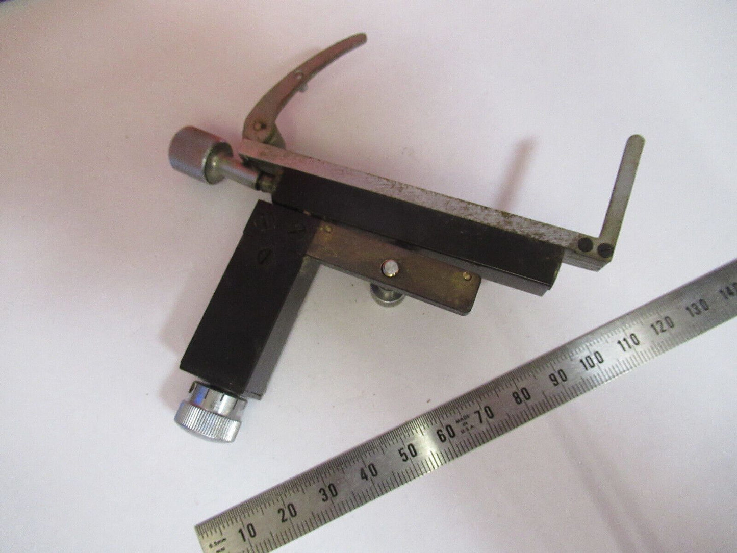 FOR PARTS OR REPAIR XY CLIPS MECHANISM MICROSCOPE PART AS PICTURED &S9-A-30