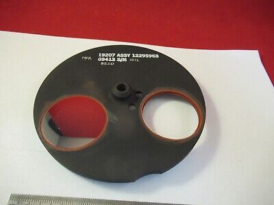 LARGE MIL SPEC OPTICAL RANGEFINDER FILTER ASSEMBLY OPTICS AS PICTURED &9-FT-39B