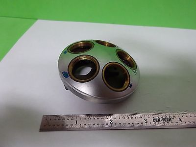 MICROSCOPE PART LEITZ GERMANY NOSEPIECE WITHOUT OPTICS AS IS BIN#Y5-43