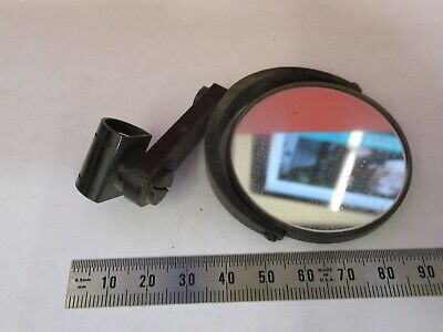 ANTIQUE BAUSCH LOMB MIRROR ASSEMBLY MICROSCOPE PART AS PICTURED &F6-B-105