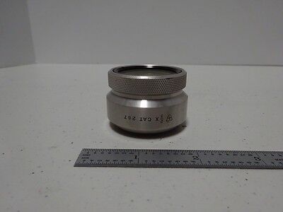 MICROSCOPE PART AO OBJECTIVE 2/3X CAT 267 AMERICAN OPTICS AS IS  BIN#TC-4-2-O