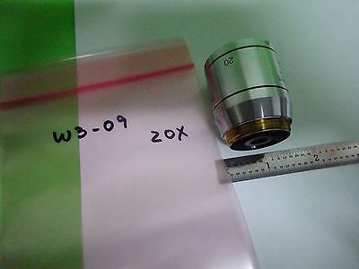 MICROSCOPE POLYVAR REICHERT LEICA OBJECTIVE PLAN 20X EPI DIC OPTICS BIN#W3-09