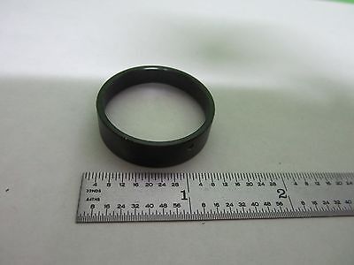 MICROSCOPE PART MOUNTED LENS PLANO CONVEX LEITZ GERMANY OPTICS AS IS BIN#S6-31