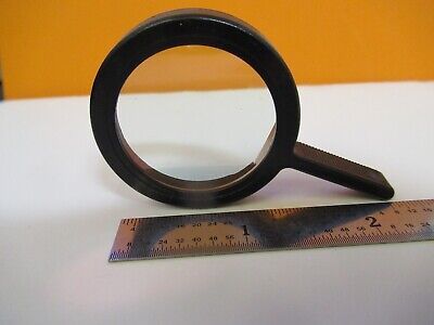 ZEISS GERMANY HEAT ABSORBING LENS FILTER MICROSCOPE PART AS PICTURED &W2-B-59