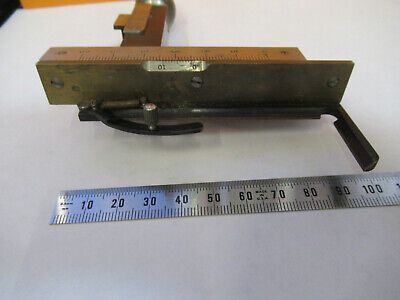 ANTIQUE RARE KREMP WETZLAR STAGE XY CLIPS MICROSCOPE PART AS PICTURED #P4-B-60