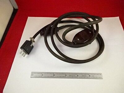 FOR PARTS MICROSCOPE SPARE LAMP CORD ILLUMINATOR UNKNOWN MAKER AS IS #G6-B-06