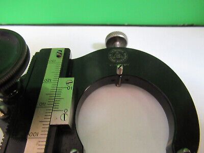 BAUSCH LOMB RARE XY STAGE [stuck one gear] MICROSCOPE PART as pictured R9-A-03