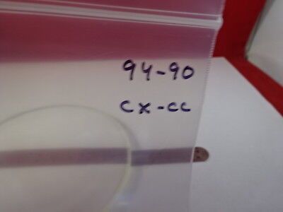 LARGE OPTICAL THICK LENS CONVEX CONCAVE MIL SPEC PRO OPTICS AS PICTURED &94-90