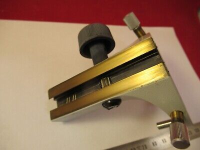 ZEISS GERMANY BRASS CONDENSER HOLDER MICROSCOPE PART AS PICTURED &FT-4-09B