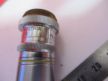 REICHERT AUSTRIA PH IRIS 40X /160 OBJECTIVE MICROSCOPE PART AS PICTURED Q2-37