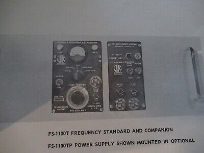 COLLECTABLE RARE JK-SULZER FS-1100T JAMES KNIGHT FREQUENCY STANDARD MANUAL BIBLI