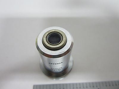 MICROSCOPE PART OBJECTIVE LEITZ GERMANY 10X OPTICS BIN#H6-07