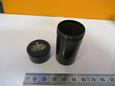 EMPTY BRASS LEITZ  CAN "3" OBJECTIVE MICROSCOPE PART AS PICTURED &A2-FT-69