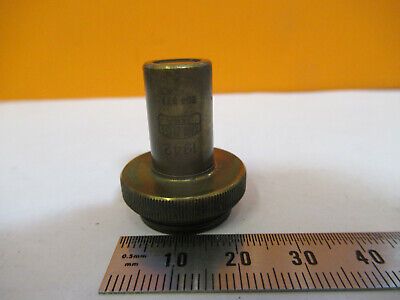 ANTIQUE CARL ZEISS 1942 8 BRASS OBJECTIVE MICROSCOPE PART AS PICTURED #P2-A-68