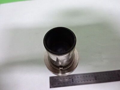 MICROSCOPE PART WITH SLOT FOR SLIDE [dirty cloudy] OPTICS AS IS #AE-30