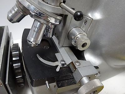 REICHERT AUSTRIA VISOPAN [broken micrometer] OPTICAL MICROSCOPE OPTICS BIN#TB2