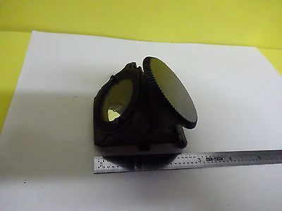 MICROSCOPE PART LEITZ GERMANY MIRROR ILLUMINATOR OPTICS AS IS BIN#17-D-03