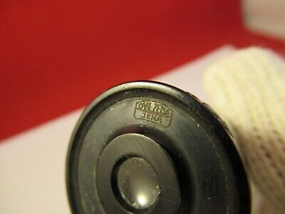 ANTIQUE CARL ZEISS JENA 7X OPTIC EYEPIECE GERMANY MICROSCOPE PART &FT-4-04B