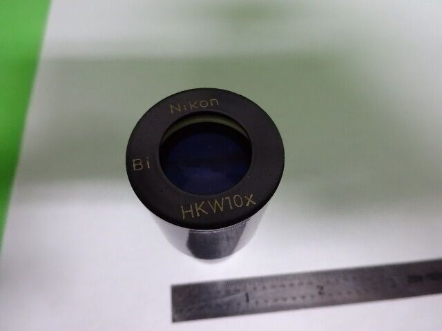 MICROSCOPE PART NIKON EYEPIECE OCULAR HKW10X Bi OPTICS AS IS #H1-B-09