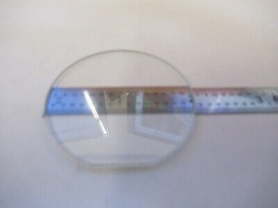 OPTICAL PLANO GLASS ROUND CHAMFERED PLATE OPTICS AS PICTURED &3K-A-16