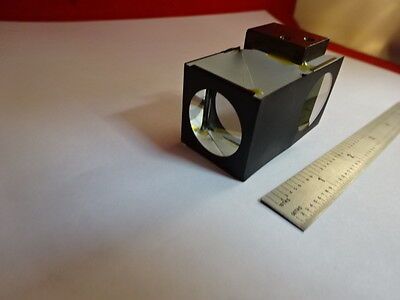 OPTICAL OLYMPUS JAPAN HEAD PRISM MICROSCOPE PART OPTICS AS IS #86-03