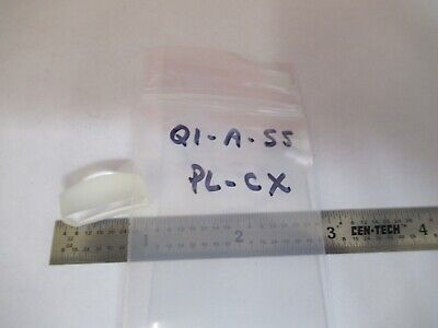 OPTICAL RECTANGULAR LENS PLANO CONVEX OPTICS AS PICTURED &Q1-A-55