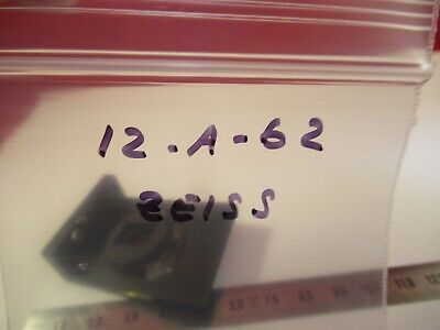 ZEISS GERMANY WINDOW MOUNTED LENS MICROSCOPE PART OPTICS AS PICTURED &12-A-62