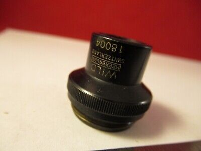 WILD HEERBRUGG SWISS 4X OBJECTIVE MICROSCOPE PART AS PICTURED &FT-6-28