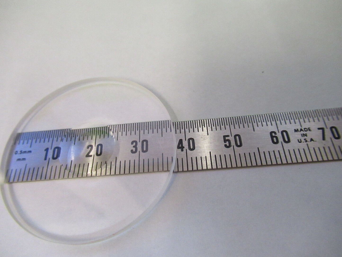 OPTICAL SUBSTRATE PLANO CONCAVE LIQUID INSPECTION OPTICS AS PICTURED R1-B-49