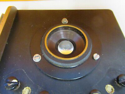 BAUSCH LOMB ANTIQUE STAGE TABLE XY  MICROSCOPE PART AS PICTURED P6-A-174