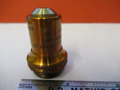 ANTIQUE BAUSCH LOMB APO 10X OBJECTIVE MICROSCOPE PART AS PICTURED &8z-a-112