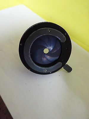 MICROSCOPE PART CONDENSER + IRIS AO AMERICAN OPTICS AS IS BIN#X3-14