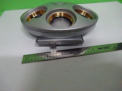 MICROSCOPE PART POLYVAR REICHERT LEICA NOSEPIECE AS IS BIN#W3-06