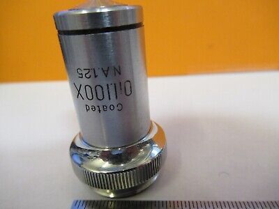 UNITRON COATED 100X METALLOGRAPH OBJECTIVE MICROSCOPE PART AS PICTURED &8M-A-10