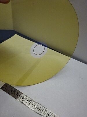 COATED ROUND GLASS DISC HARD DRIVE TEST OPTICAL OPTICS AS PICTURED &83-40