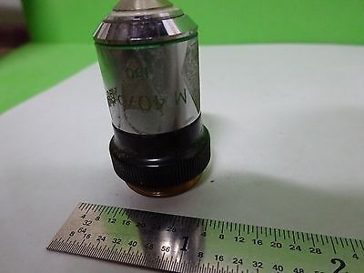 FOR PARTS MICROSCOPE KYOWA M40 OBJECTIVE  JAPAN OPTICS BIN#K1-M-10