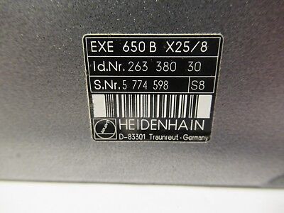 HEIDENHAIN EXE 650B 26338030 OPTICAL POSITIONING MODULE AS PICTURED &FT-4-06