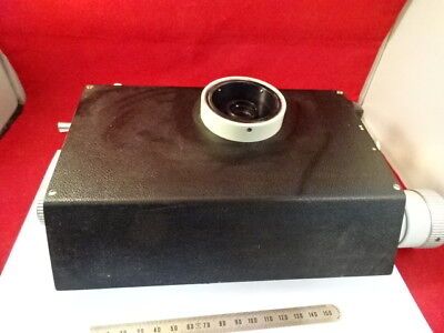 VICKERS ENGLAND PHOTOPLAN  HEAD FOCUSING OPTICS MICROSCOPE PART AS IS #90-B-51