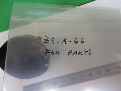 FOR PARTS NIKON CONDENSER [damaged] OPTICS MICROSCOPE PART AS PICTURED &Z9-A-66