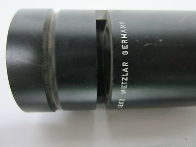 MICROSCOPE PART TUBUS + LENS LEITZ WETZLAR GERMANY BIN#47-07