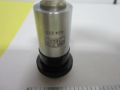 MICROSCOPE PART OBJECTIVE CARL ZEISS POL 12.5X PLANACHROMAT OPTICS BIN#H6-13