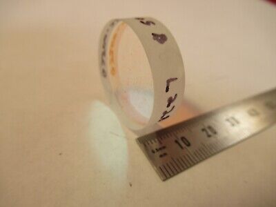 OPTICAL FLAT COATED GLASS LENS FILTER LASER OPTICS AS PICTURED &9-FT-28