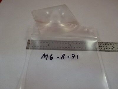 MICROSCOPE PART FRESNEL SQUARE LENS [few scratches] OPTICS AS IS #M6-A-71