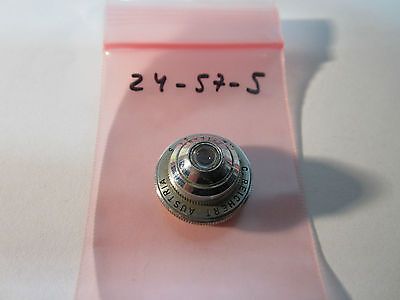 MICROSCOPE PART OBJECTIVE REICHERT AUSTRIA 5X OPTICS BIN#24-57-5