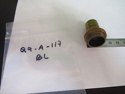 ANTIQUE BRASS BAUSCH LOMB OBJECTIVE MICROSCOPE PART AS PICTURED &Q9-A-117