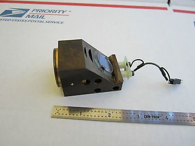 OPTICAL MICROSCOPE PART BRASS WITH LENS + FILTER ?? OPTICS iii DWR#05