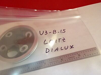 MICROSCOPE PART LEITZ WETZLAR GERMANY NOSEPIECE PIECES DIALUX AS IS B#U3-B-15